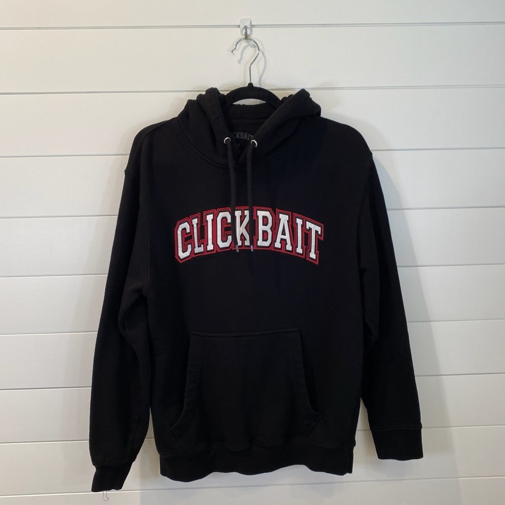 David’s Vlog Clickbait Black Pullover Sweatshirt